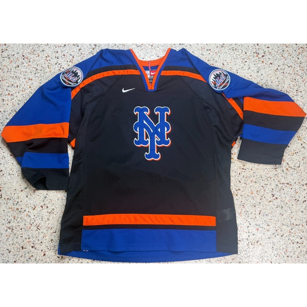 Nike Team MLB Vintage‎ New York Mets Hockey Jersey Size XL